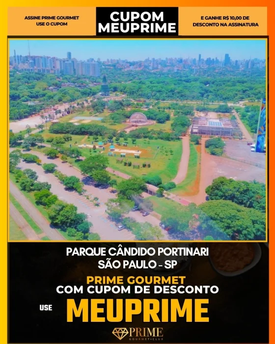 Parque Cândido Portinari em São Paulo - cupom Prime Gourmet MEUPRIME com R$10 de desconto