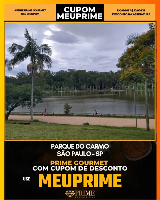 Parque do Carmo em São Paulo - cupom Prime Gourmet MEUPRIME com R$10 de desconto