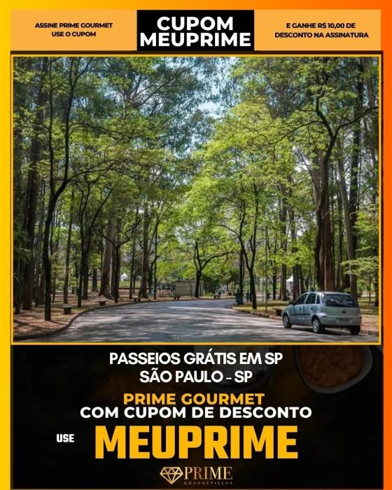 Passeios Grátis em SP em São Paulo - cupom Prime Gourmet MEUPRIME com R$10 de desconto