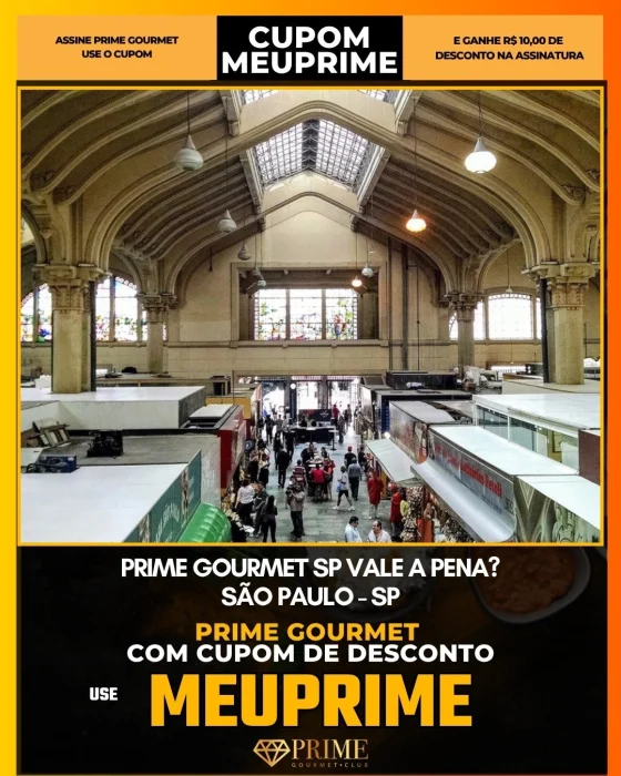 Prime Gourmet SP Vale a Pena? em São Paulo - cupom Prime Gourmet MEUPRIME com R$10 de desconto