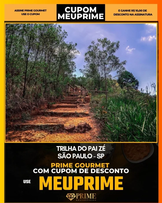 Trilha do Pai Zé em São Paulo - cupom Prime Gourmet MEUPRIME com R$10 de desconto